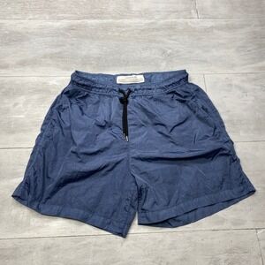 Crossley Wisset Swim‎ Shorts Mens Medium Blue Nylon Made in Italy Trunks